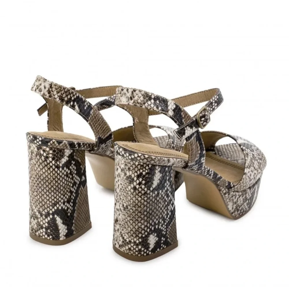 Michael Kors Snakeskin Platform Sandals
